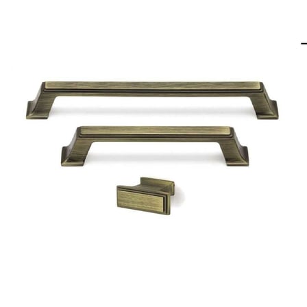 System Mobilya Kulbu Antik Sarı Renk 192mm Kulp (SY4235 0192 ABM)