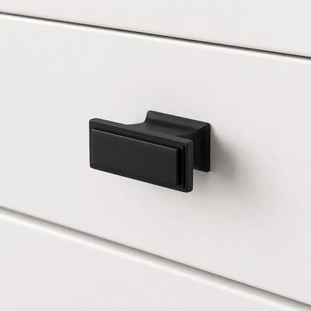 System Düğme Mobilya Kulbu Siyah Renk 16mm Kulp (SY4237 0016 AL6)
