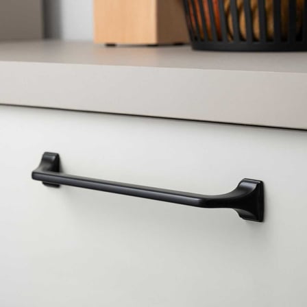 System Mobilya Kulbu Siyah Renk 192mm Kulp (SY4314 0192 AL6)