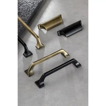 System Mobilya Kulbu Siyah Renk 64mm Tas Kulp (SY4523 0064 AL6)