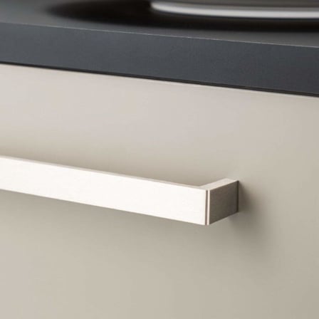 System Mobilya Kulbu Nikel Saten 192mm Kulp (SY6250 0192 NB)