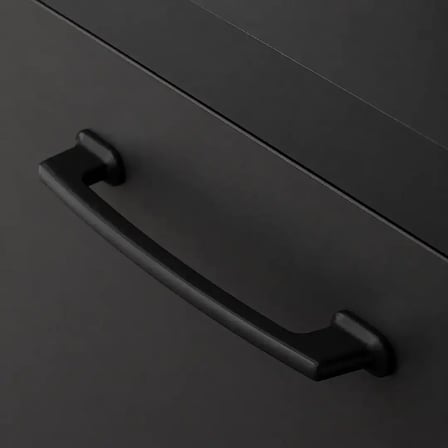 System Mobilya Kulbu Siyah Renk 192mm Kulp (SY4245 0192 AL6)