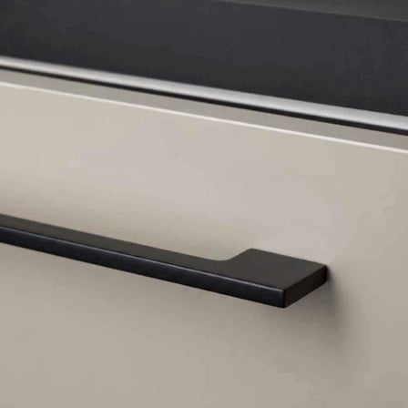 System Mobilya Kulbu Siyah Renk 128mm Kulp (SY8574 0128 AL6)