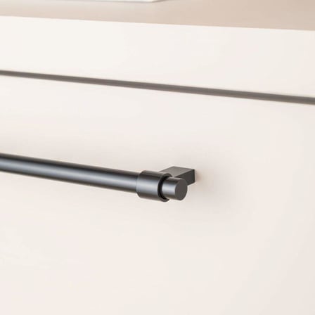 System Mobilya Kulbu Siyah Renk 128mm Kulp (SY8770 0128 AL6-AL6)