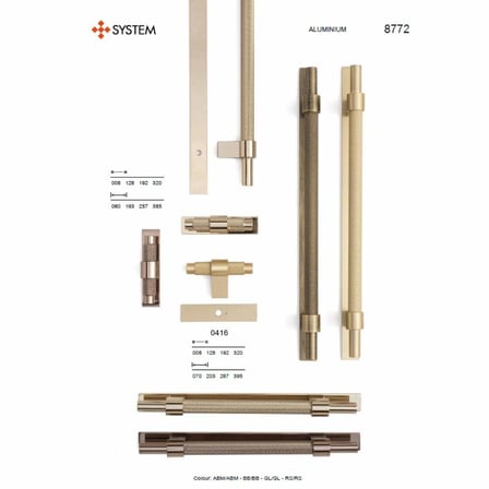 System Düğme Mobilya Kulbu Antik Bakır 8mm Kulp (SY8772 0008 ABM-ABM)