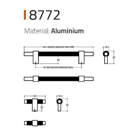 System Düğme Mobilya Kulbu Gold Renk 8mm Kulp (SY8772 0008 GL-GL)