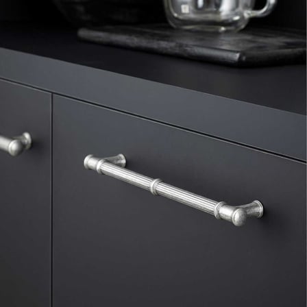 System Mobilya Kulbu Antik Gümüş Renk 192mm Kulp (SY4227 0192 OSM)