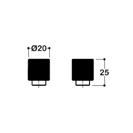 System Düğme Mobilya Kulbu Saten Renk 8mm Kulp (SY1965 0008 NB)