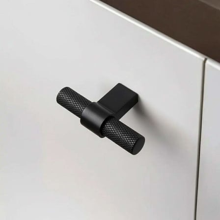 System Düğme Mobilya Kulbu Siyah Renk 8mm Kulp (SY8774 0008 AL6-AL6)
