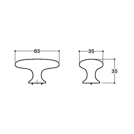 System Düğme Mobilya Kulbu Nikel Saten 8mm Kulp (SY4322 0008 NB)