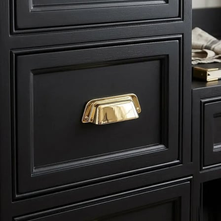 System Mobilya Kulbu Gold Renk 64mm Çanak/Tas Kulp (SY4529 0064 GL)