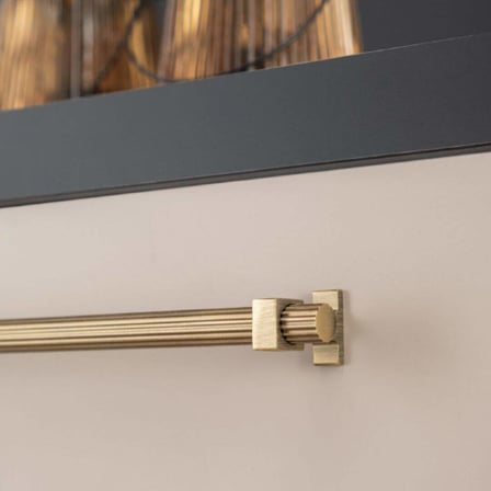 System Mobilya Kulbu Gold Renk 128mm Kulp (SY8957 0128 GL-GL)