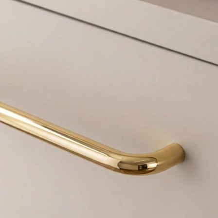 System Mobilya Kulbu Gold Renk 128mm Kulp (SY8878 0128 GL)