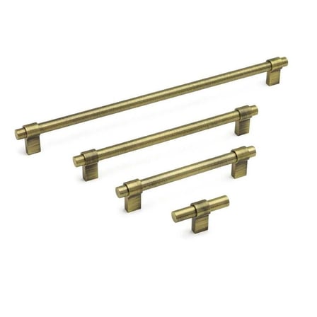 System Mobilya Kulbu Antik Sarı Renk 128mm Kulp (SY8770 0128 ABM-ABM)