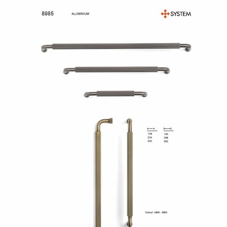 System Mobilya Kulbu Antik Renk 224mm Kulp (SY8985 0224 ABM)