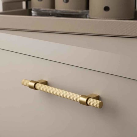 System Mobilya Kulbu Gold Renk 128mm Kulp (SY8990 0128 GL-GL)
