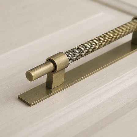 System Mobilya Kulp Tabanı Antik Sarı Renk 128mm (SY0416 0128 ABM)