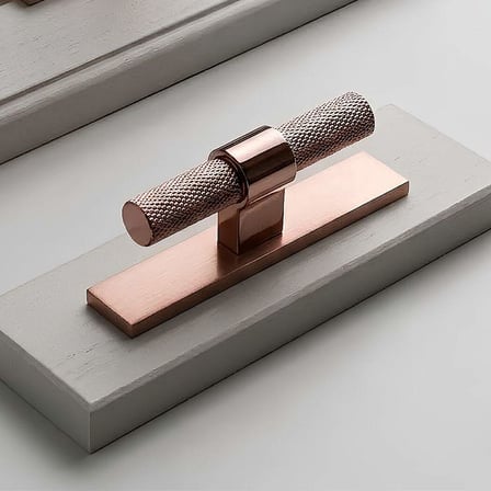 System Mobilya Kulp Tabanı Rose Renk 8mm (SY0416 0008 RS)