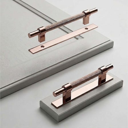 System Mobilya Kulp Tabanı Rose Renk 320mm (SY0416 0320 RS)