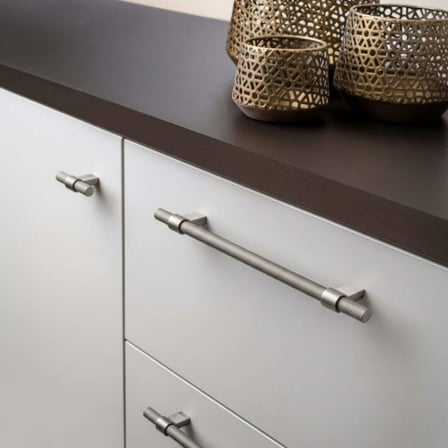 System Mobilya Kulbu Nikel Saten 96mm Kulp (SY8774 0096 NB-NB)