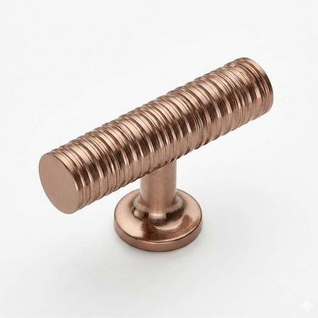 System Düğme Mobilya Kulbu Rose Renk 8mm Kulp (SY9208 0008 RS-RS)