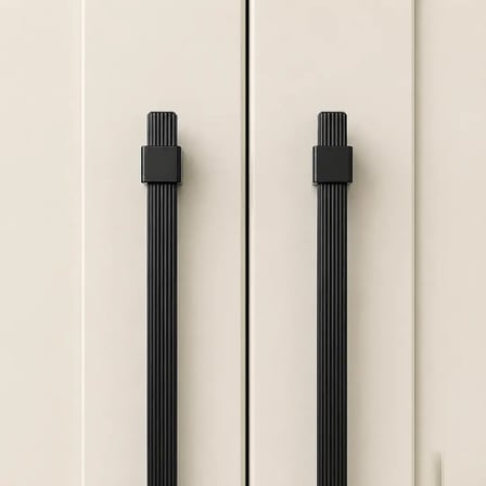 System Mobilya Kulbu Siyah Renk 128mm Kulp (SY9223 0128 AL6-AL6)