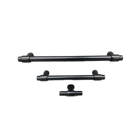 System Mobilya Kulbu Siyah Renk 128mm Kulp (SY4686 0128 AL6-AL6)