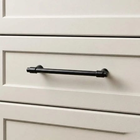 System Mobilya Kulbu Siyah Renk 192mm Kulp (SY4686 0192 AL6-AL6)