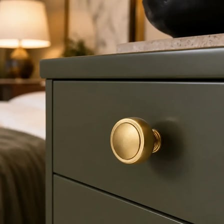 System Mobilya Kulbu Gold Branche Renk 32mm Düğme Kulp (SY1915 0032 GB)