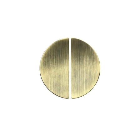 System Düğme Yarım Daire Mobilya Kulbu Antik Renk 16mm Kulp (SY4716 0016 ABM)