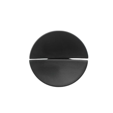 System Düğme Yarım Daire Mobilya Kulbu Siyah Renk 32mm Kulp (SY4716 0032 AL6)