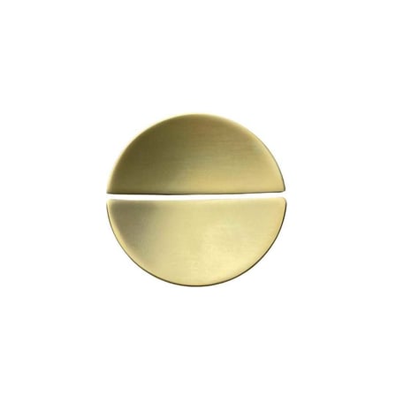 System Düğme Yarım Daire Mobilya Kulbu Gold Branch Renk 16mm Kulp (SY4716 0016 GB)