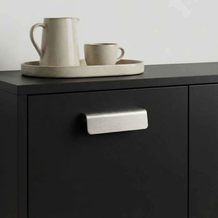 System Mobilya Kulbu Fırçalı Saten Renk 96mm Kulp (SY1743 0096 ELX2)