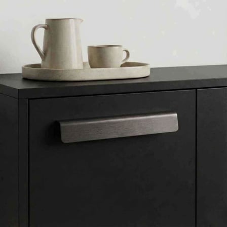System Mobilya Kulbu Fırçalı Füme Renk 160mm Kulp (SY1743 0160 ELX1)