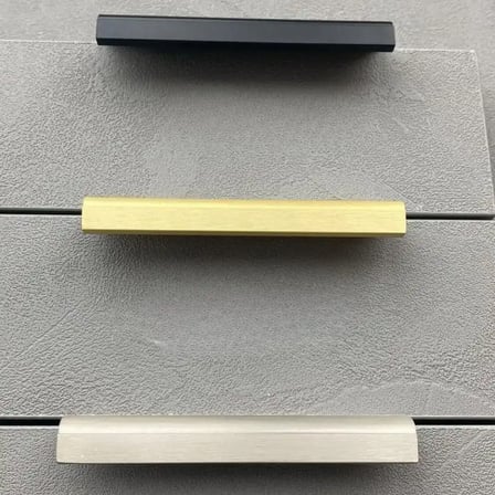 System Entegre/Gömme Mobilya Kulbu Mat Altın Renk 64mm Kulp (SY1745 0064 BB)