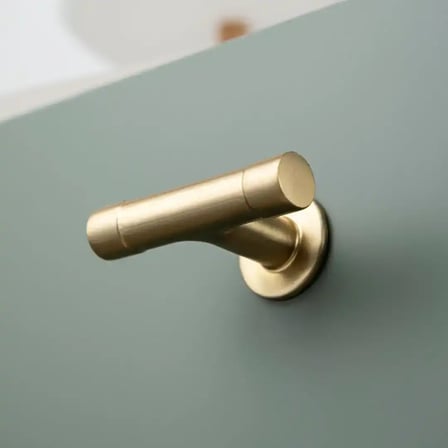 System Düğme Mobilya Kulbu Gold Branch 55mm Tek Delikli Kulp (SY4710 0008 GB)