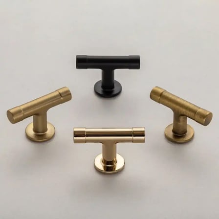 System Düğme Mobilya Kulbu Saten Renk 55mm Tek Delikli Kulp (SY4710 0008 NB)
