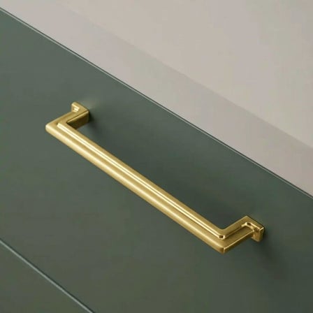 System Mobilya Kulbu Gold Branch Renk 96mm Kulp (SY4714 0096 GB)