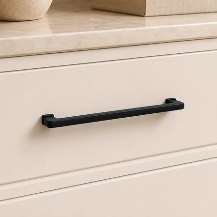 System Mobilya Kulbu Siyah Renk 160mm Kulp (SY4715 0160 AL6)