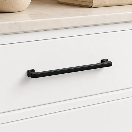 System Mobilya Kulbu Siyah Renk 160mm Kulp (SY4715 0160 AL6)