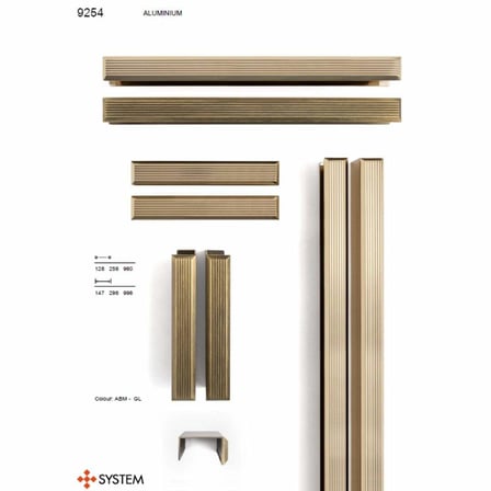 System Mobilya Kulbu Antik Renk 128mm Kulp (SY9254 0128 ABM)