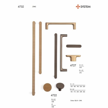 System Düğme Mobilya Kulbu 16mm Kulp (SY4727 0016 CHB)