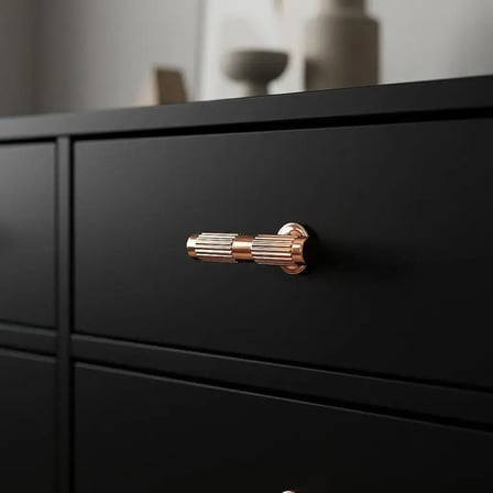 System Mobilya Kulbu Rose Renk 8mm Düğme Kulp (SY8998 0008 RSB-RSB)