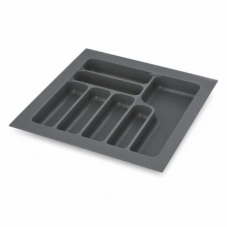 Starax 55 Cm Gri Plastik Kaşıklık 7 Gözlü 49x49 Cm (S-2286-GP)