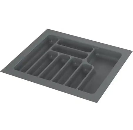Starax 60 Cm Gri Plastik Kaşıklık 8 Gözlü 54x49 Cm (S-2287-GP)