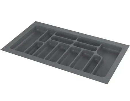 Starax 90 Cm Gri Plastik Kaşıklık 13 Gözlü 84x49 Cm (S-2290-GP)