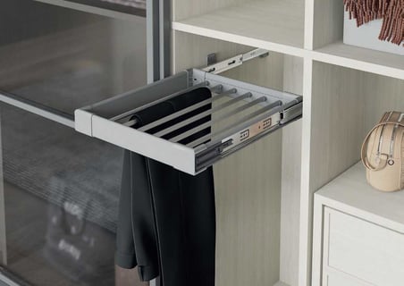 Starax 55cm Teleskopik Raylı Alüminyum Pantolonluk (S-6204-G)