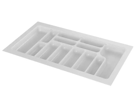 Starax 90 Cm Beyaz Plastik Kaşıklık 13 Gözlü 84x49 Cm (S-2290-WP)