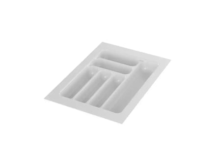 Starax 40 Cm Beyaz Plastik Kaşıklık 6 Gözlü 34x49 Cm (S-2283-WP)