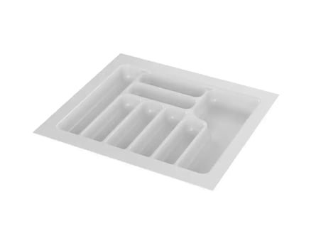 Starax 60 Cm Beyaz Plastik Kaşıklık 8 Gözlü 54x49 Cm (S-2287-WP)